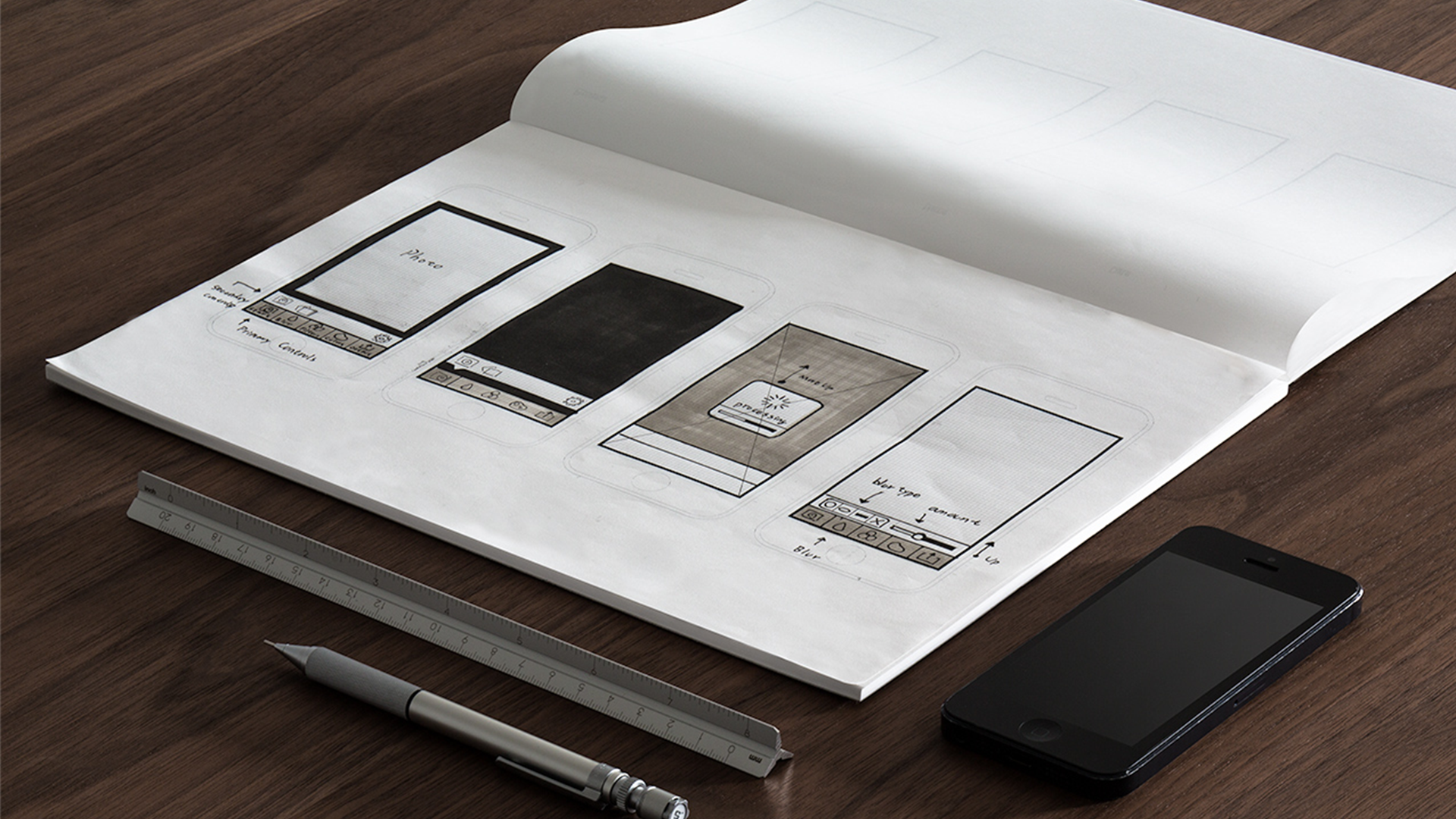 Paper Prototyping Pad for iPhone